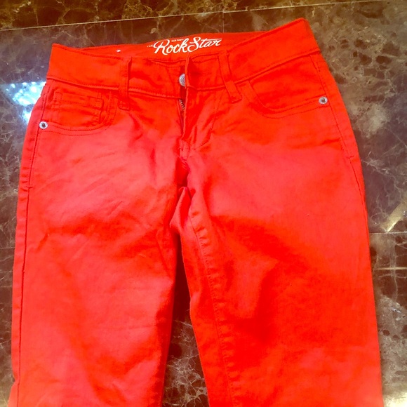Old Navy RockStar fit  Orange denim - Picture 1 of 2